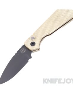 Pro-tech Knives PT236 Pro-Strider PT+ Auto DLC Magnacut Blade with ALBronze Textured Handles/ Black Clip/ Black Hardware