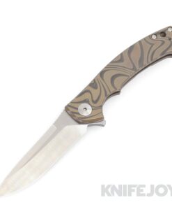 Zero Tolerance Knives ZT 0450 S35VN Blade with BoatRight Bladeworks Engraved Bronze Anodized Titanium Handles