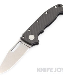 Demko Knives (FFG) AD20 Full Flat Grind 3V Clip Point Blade with Carbon Fiber Handles