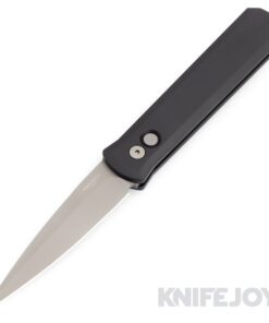 Pro-tech Knives 920 GODFATHER Auto Bead Blasted Blade with Black Handles