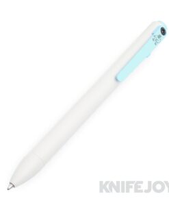 Tactile Turn KnifeJoy Exclusive Short Size Side Click Bumble Blue and White Cerakote Pen