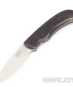 Tinus Stone STONE179 Hunter Slipjoint Plain Blade with African Blackwood Handles/ Desert Tan Liners