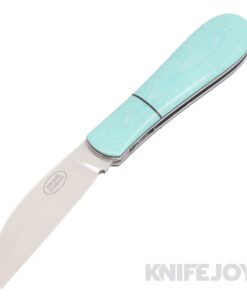 Tinus Stone STONE181 Medium Companion Slipjoint Plain Blade with Tiffany Composite Handles/ Black Liners and Dividers