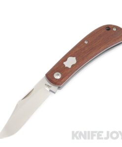 Garcia Customs SlipJoint Knife CPM 154 Hand Rubbed Satin Blade with Vintage Cross Cut Canvas Cream G10 Scales