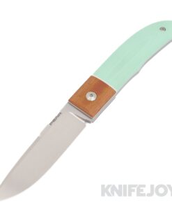 Enrique Pena Custom Fixed Blade Knife Plain Satin Blade with Micarta Scales