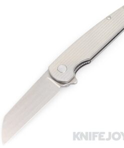 American Blade Works Model 2 Stonewash Magnacut Blade with Titanium Handles