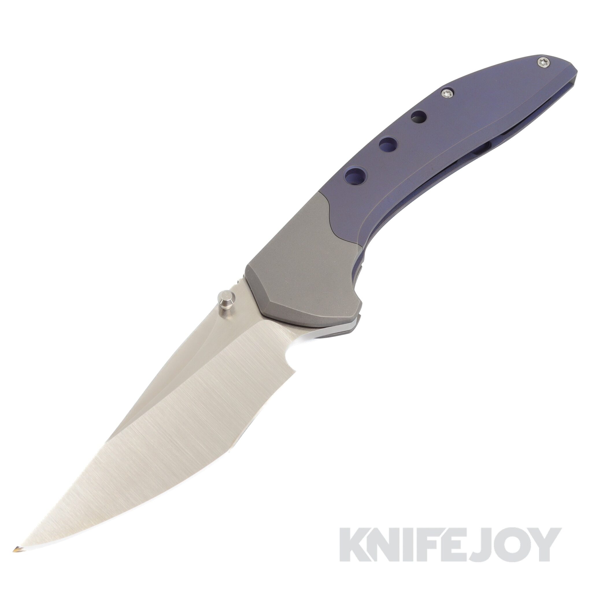 Prince Customs Orochi Folder Knife CPM-20CV Blade with Grade 5 Titanium/ Anodized Handles