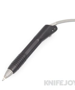 MICROTECH 401-SS-BKAP Siphon II Black with Apocalyptic Hardware Stainless Steel Pen