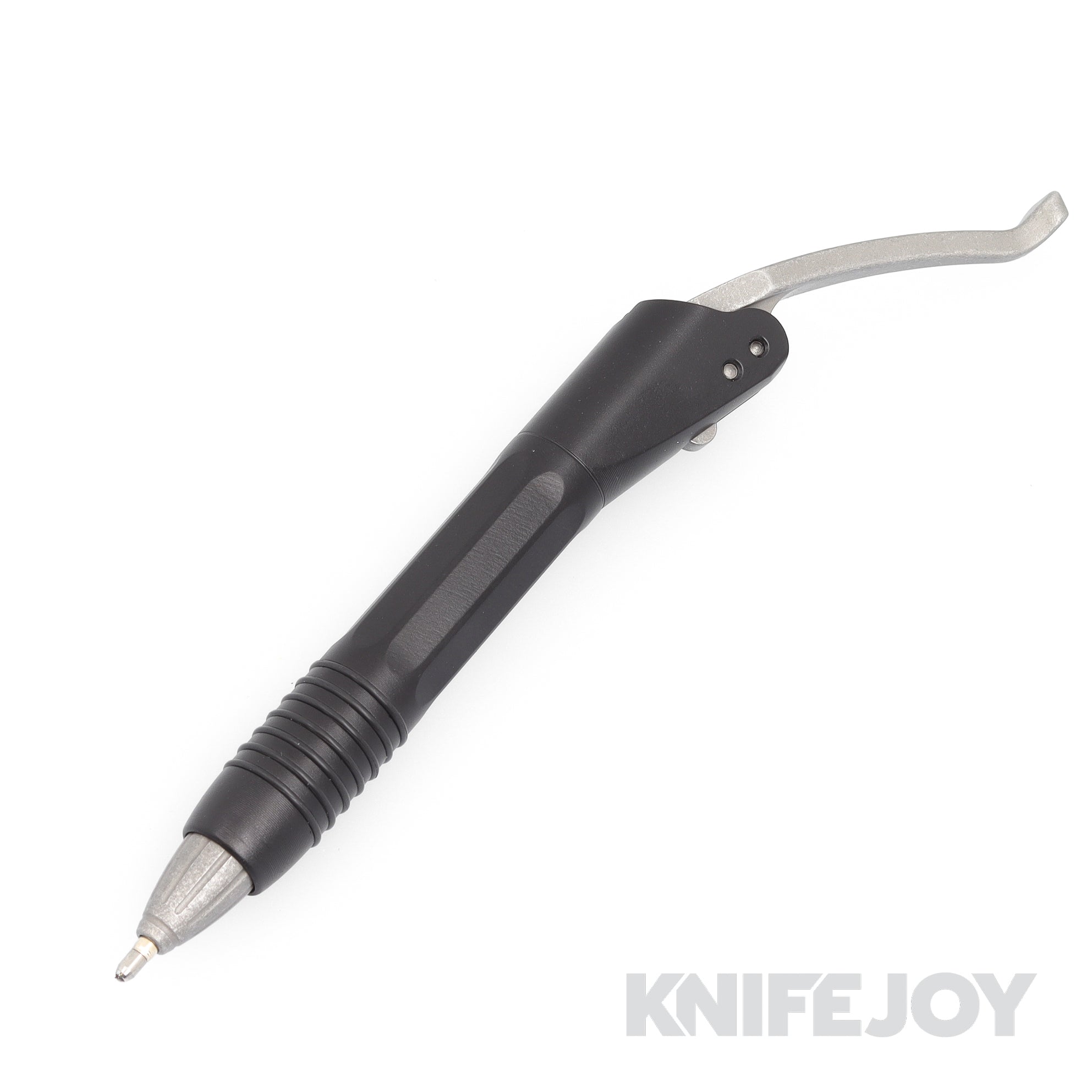 MICROTECH 401-SS-BKAP Siphon II Black with Apocalyptic Hardware Stainless Steel Pen