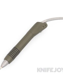 MICROTECH 401-SS-ODAP Siphon II OD Green with Apocalyptic Hardware Stainless Steel Pen