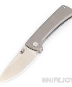 Chaves Ultramar RCK9 Frame Lock Folder M390 Drop Point Belt Finished Satin Blade with Titanium Handles