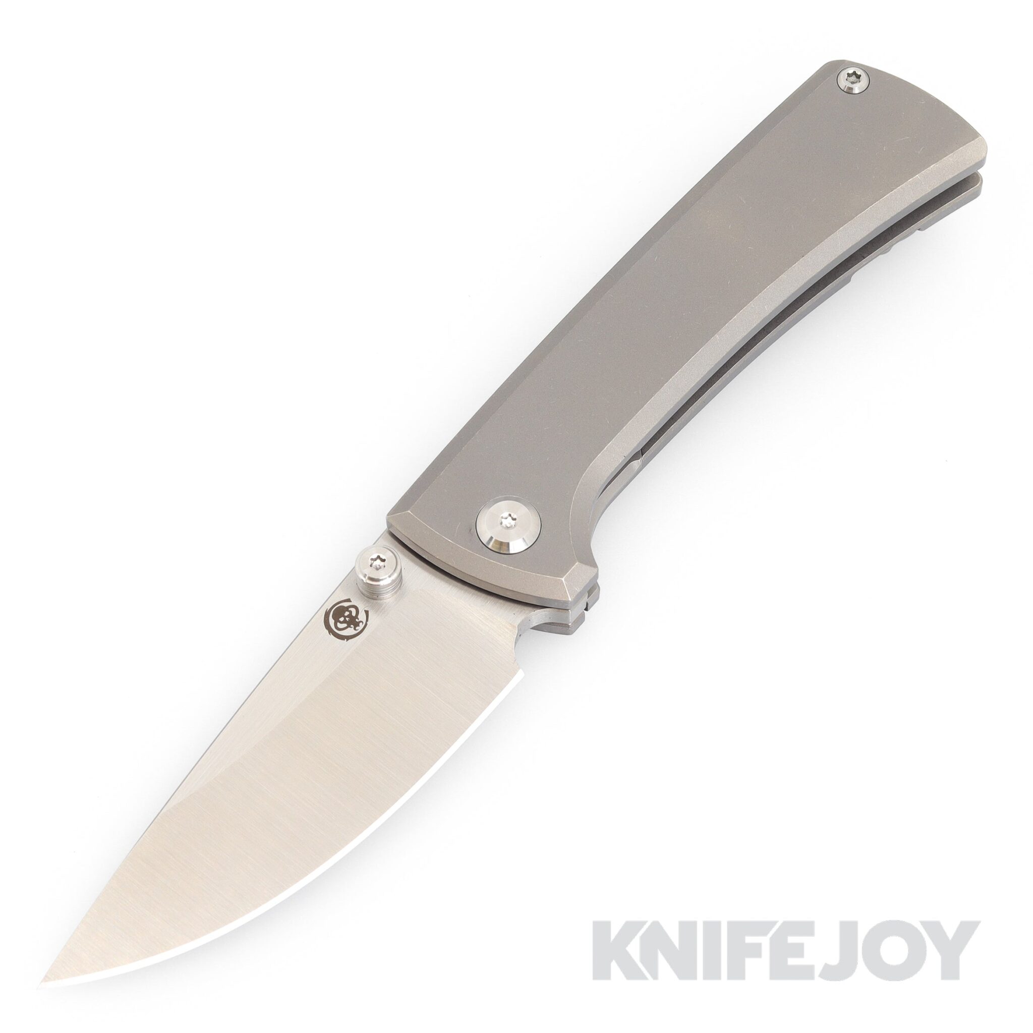 Chaves Ultramar RCK9 Frame Lock Folder M390 Drop Point Belt Finished Satin Blade with Titanium Handles