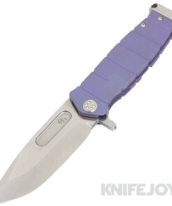 Medford Knives USMC FF S45VN Tumbled Blade with BB/ Violet Handles/ Standard Hardware and Clip