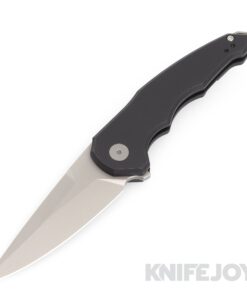 Hoback Knives HOB4211 OneSam Folder Knife CPM-20CV Stonewash Blade with DLC Black Stonewash Titanium Handles