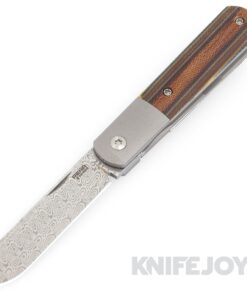 Enrique Pena X Series Front Flipper Barlow #2 Spey Blade Damasteel with Custom Handles