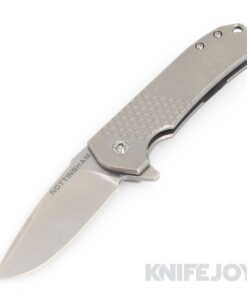 Nottingham Tactical Ultra4 Folder Tumbled Blade with Killer Beez Tumbled Titanium Handles