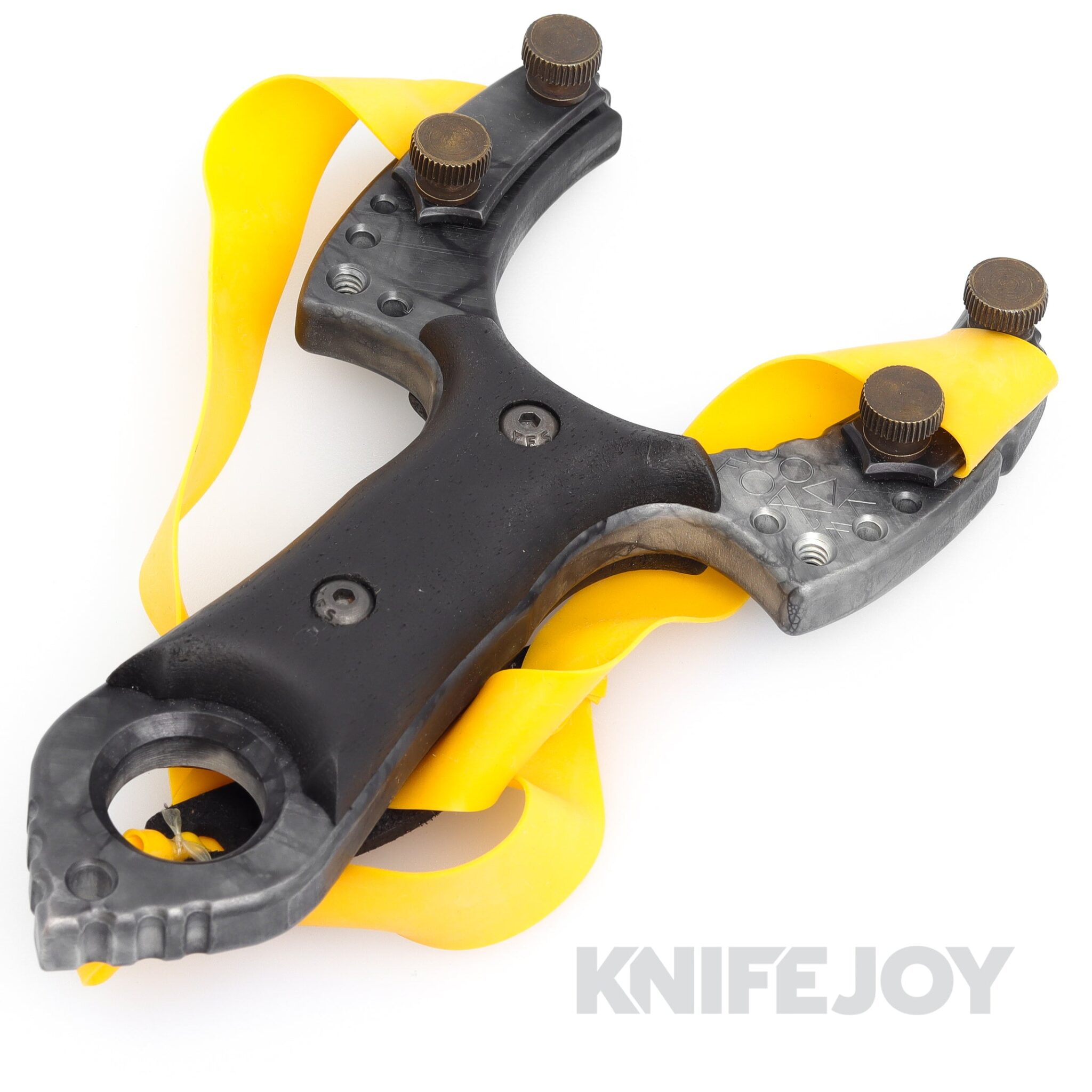 OOAK Forge Custom Sling Shot OTT Model with Yellow Band