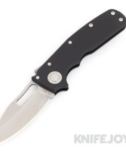 Demko Knives AD20.5SC20CVBLKALUM-SS Shark Cub 20CV Slicer Shark Blade with Black Aluminum Handles