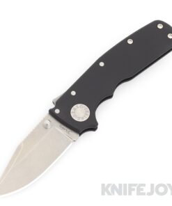Demko Knives AD20.5SC20CVBLKALUM-CP Shark Cub 20CV Clip Point Blade with Black Aluminum Handles
