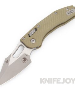 MICROTECH 169RL-10APFLGTOD Borka Stitch Ramlock Folding Knife Single Edge Apocalyptic Standard Blade with Fluted G10 OD Green Handles