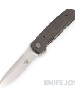 Bob Terzuola Knives Custom ATCF Magnacut Blade with Ancient 7600 Year Old Bog Oak Scales