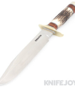 Randall Made Knives Model 12-9  Sportsman Bowie Fixed Blade Stainless Steel Blade with Stag Handles