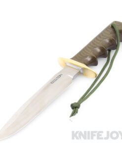 Randall Made Knives Model 16 SP#1 Special Fighter Stainless Blade with Finger Grip Micarta Handles