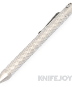 Nottingham Tactical TiButton Right Hand Double Lock Pilot G2 Full-Size Digital Tumbled Titanium Pen