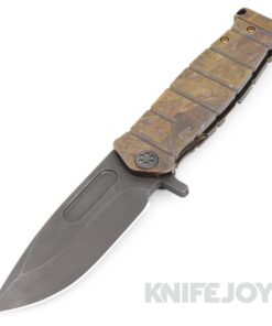 Medford Knives USMC FF S45VN Acid Distressed Blade with Scorched Earth Handle/ Distressed PVD Hardware and Clip
