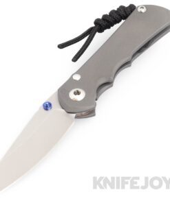 Chris Reeve Knives Small Inkosi Plain Insingo Magnacut Blade with Plain Titanium Handles