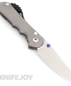 Chris Reeve Knives Large Inkosi Plain Left Handed Insingo Magnacut Blade with Plain Titanium Handles