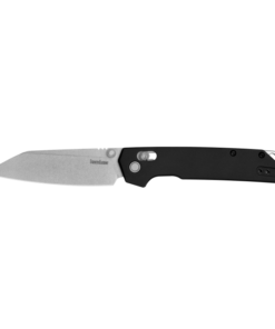 Kershaw 2038R Iridium DuraLock KVT Folder Stonewashed Blade with Black Anodized Aluminum Handles