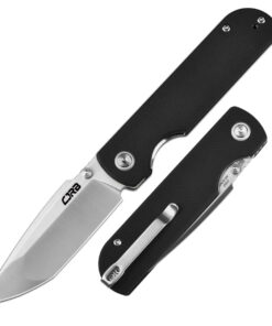 CJRB Cutlery CJRB-1937BK Nova Liner Lock Folder Sand Polish Tanto Blade with Black G10 Handles