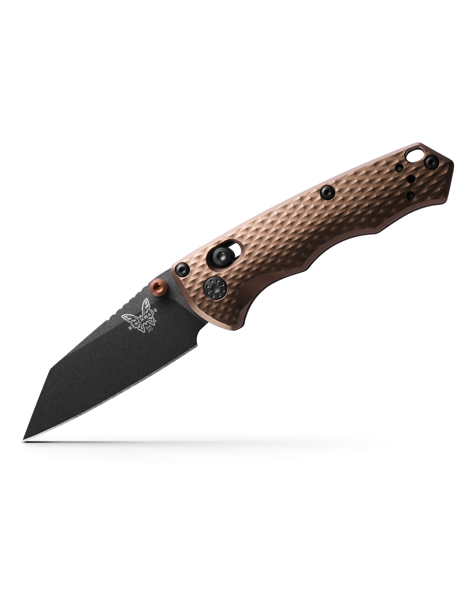 Benchmade 290BK-1 Full Immunity AXIS Lock Knife Wharncliffe Cobalt Black Blade with Flat Dark Earth Anodized Aluminum Handles