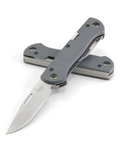 Benchmade 317 Weekender Slip Joint Knife 2-Blade/Bottle Opener with Cool Gray G10 Handles