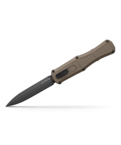 Benchmade 3370GY-1 Claymore Auto OTF Dagger D2 Blade with Ranger Green Grivory Handles