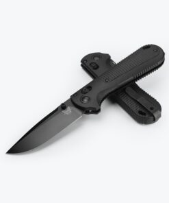 Benchmade 430BK-02 Redoubt Axis Lock Plain Edge Black Blade Grivory Handles
