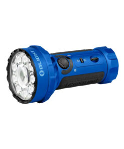 Olight Marauder Mini Midnight Blue Aluminum Rechargeable LED Flashlight with Flood and Throw Beams (7000 Max Lumens)