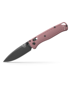 Benchmade 535BK-06 Limited Bugout AXIS Lock Knife Drop Point Cobalt Plain Blade with Alpine Glow Grivory Handles
