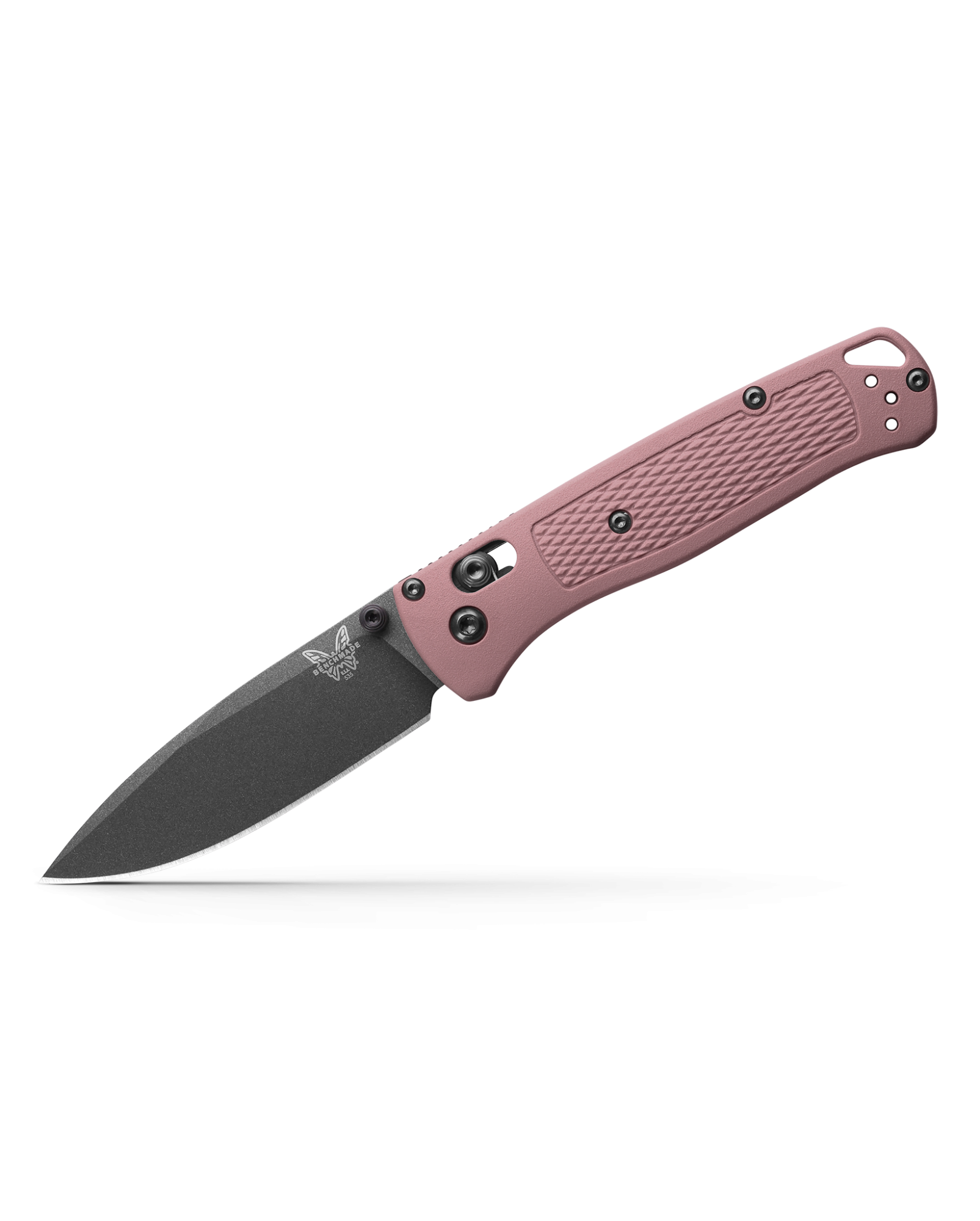 Benchmade 535BK-06 Limited Bugout AXIS Lock Knife Drop Point Cobalt Plain Blade with Alpine Glow Grivory Handles