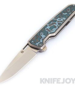 Mechforce Frame Lock M-1 M390 Drop Point Blade with Artic Fat Carbon Inlay Handles