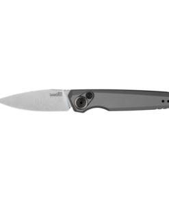Kershaw 7551 Launch 18 Auto Folder Stonewash Finish Blade with Gray Anodized Aluminum Handles