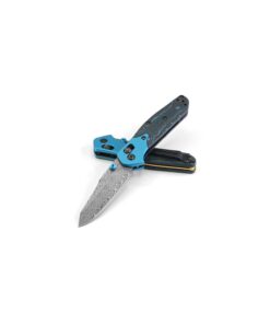 Benchmade 945-221 Gold Class Mini Osborne AXIS Lock Reverse Tanto Damasteel Blade with
