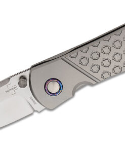 Boker Knives 01BO2023 Plus Collection 2023 Framelock Folder Thumbstud Magnacut Blade with Titanium Handles