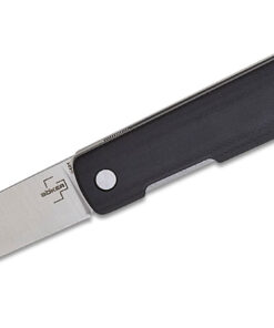 Boker Knives Boker Plus 01BO898 Friday Front Flipper Satin Nitro-V with Black G10/ Steel Handles
