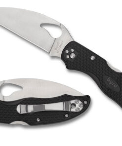 Byrd Harrier 2 Wharncliffe Knife BY01PBKWC2 Lightweight Black FRN PlainEdge Blade