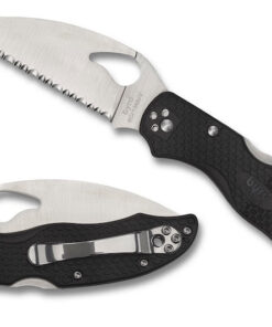 Byrd Harrier 2 Wharncliffe Knife BY01SBKWC2 Lightweight Black FRN SpyderEdge Blade