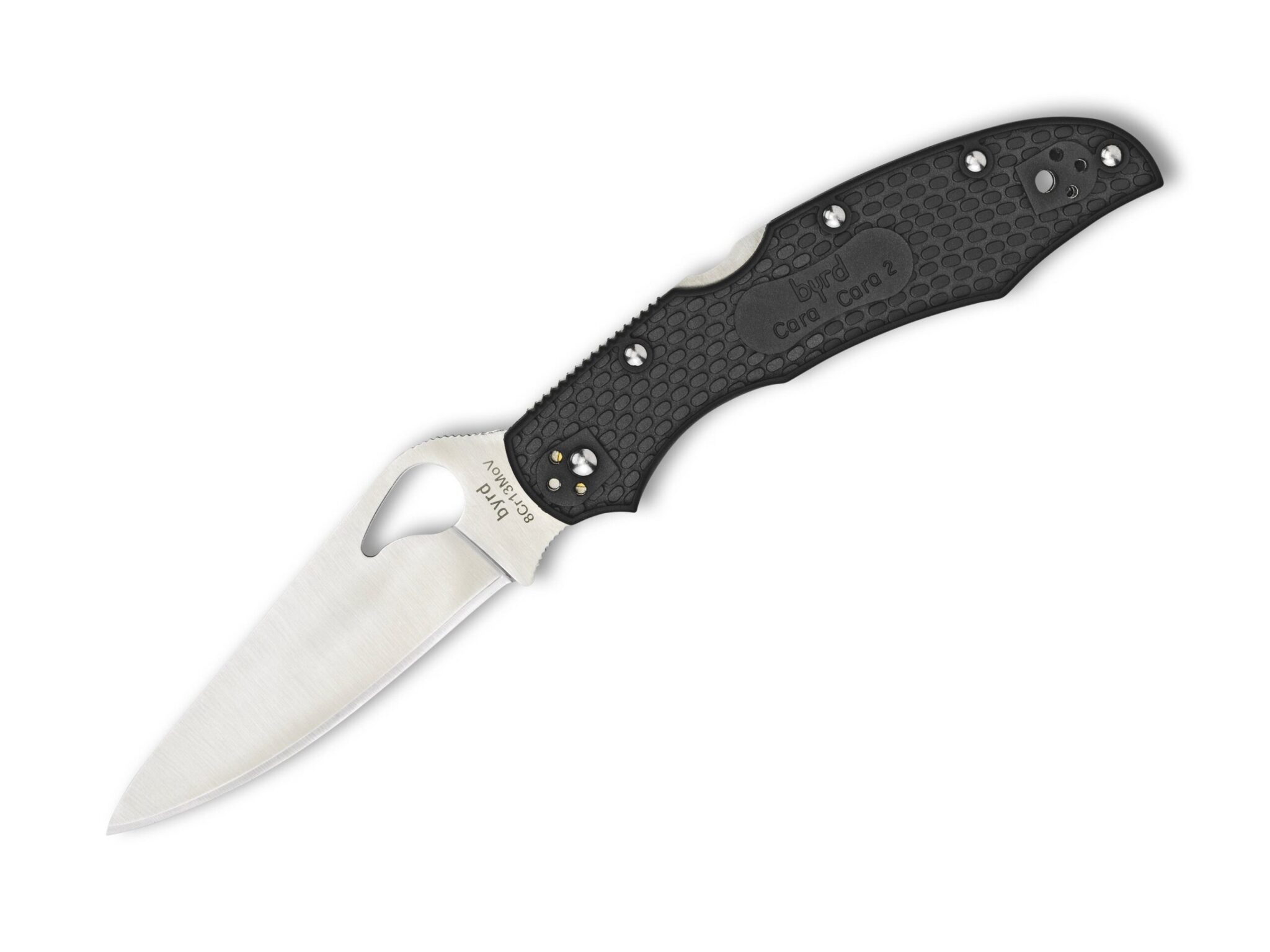 Byrd Cara Cara 2 Knife BY03PBK2 Lightweight Black FRN PlainEdge Blade