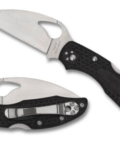 Byrd Meadowlark 2 Wharncliffe Knife BY04PBKWC2 Lightweight Black FRN PlainEdge Blade