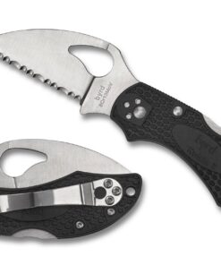 Byrd Robin 2 Wharncliffe Knife BY10SBKWC2 Lightweight Black FRN SpyderEdge Blade